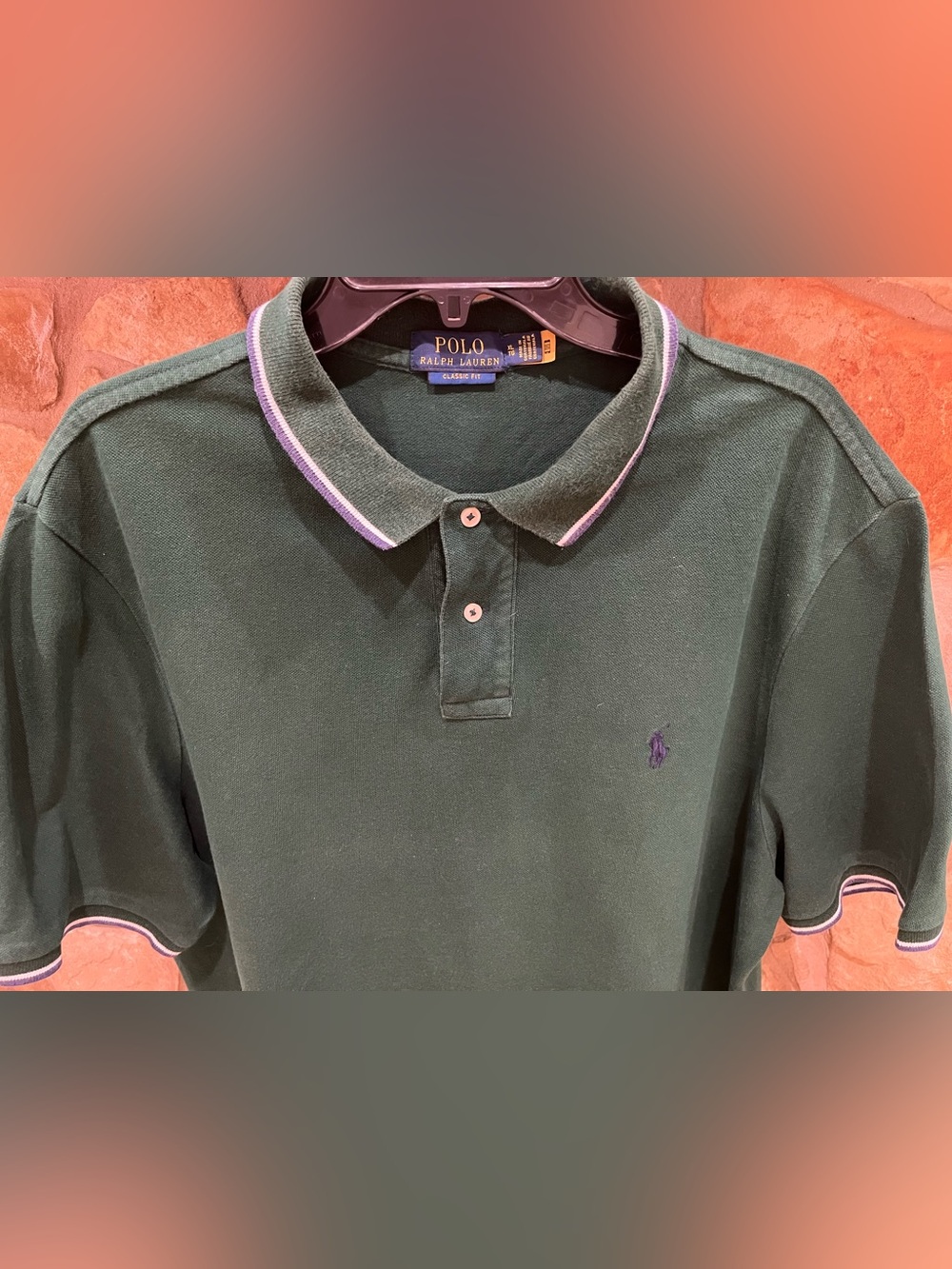 Polo Ralph Lauren Hunter Green Shirt Men’s XL Pony Logo Pullover S/S